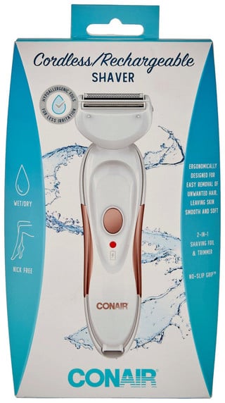 Conair Wet & Dry Shaver Cordless Lwd30R