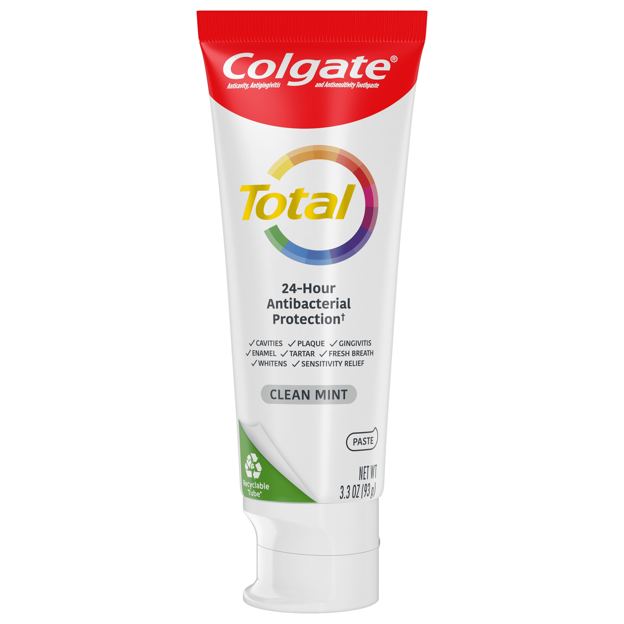 Colgate Advanced Clean Color Inside Colgate Paste Total Clean Mint 3.3Oz – Locatel Health & Wellness Online ...