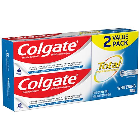Colgate Total Whitening Pack 2ct