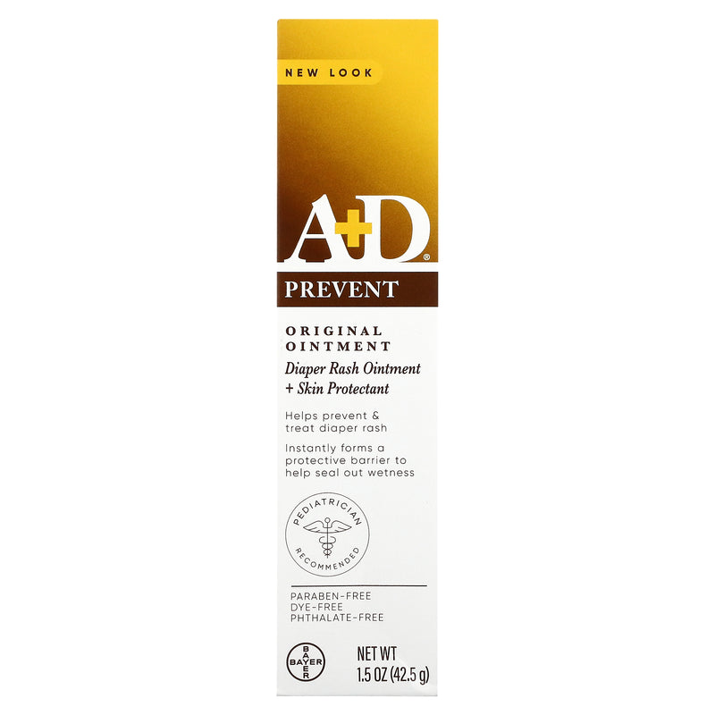 A+D Prevent Original Oint Diaper Rash 1.5Oz