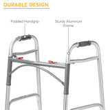 Drive Medical 10200-1 Deluxe Two Button Folding Walker