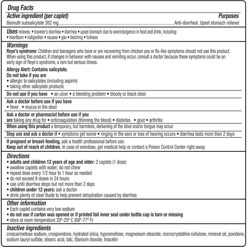 Kaopectate Diarrhea & Upset Stomach Caplets 42ct