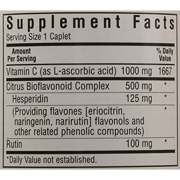 Bluebonnet C-1000mg y bioflavonoides Caplets 90CT