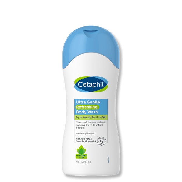 Cetaphil Ultra Gentle Refreshing Body Wash 16.9 Oz
