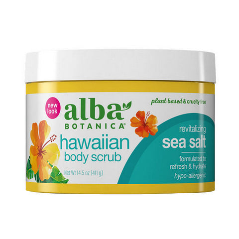 Alba Botanica Body Scrub Salt 8 oz