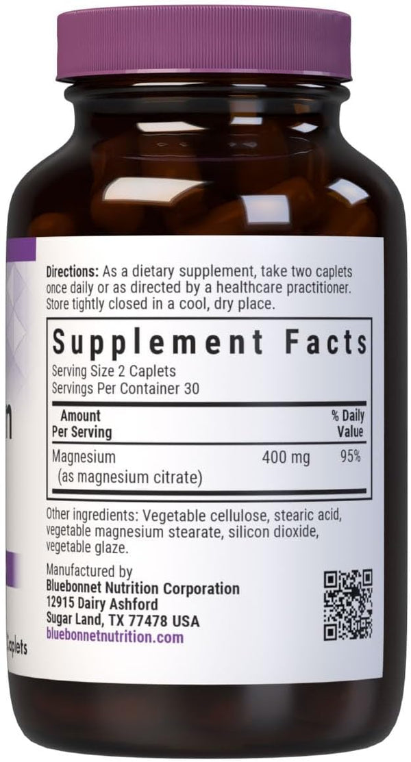 Bluebonnet Magnesium Citrate Caplets 60ct