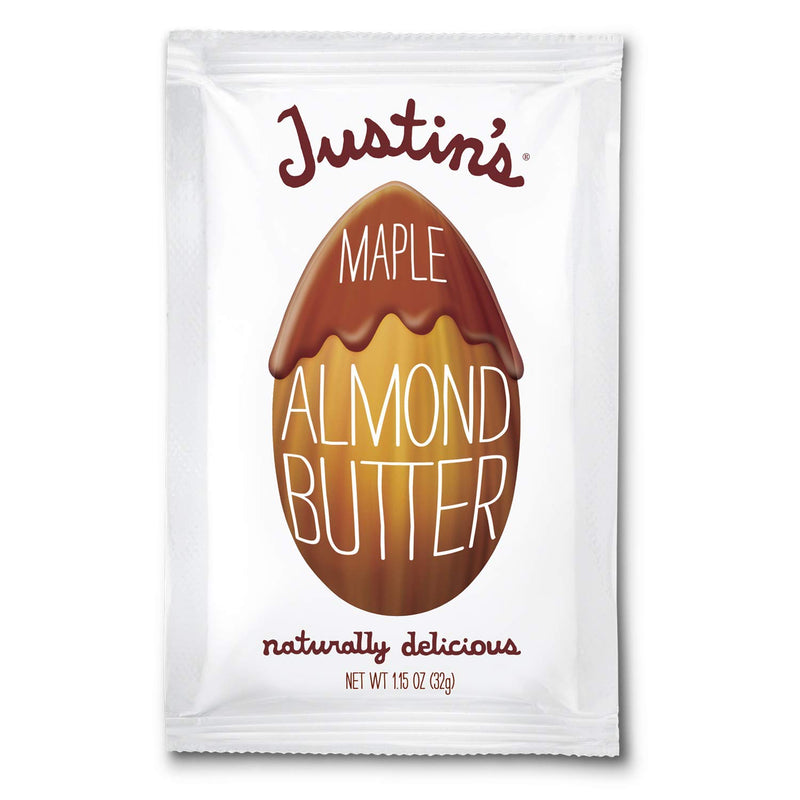 Justin's, mantequilla de almendras de arce, 1.15 oz