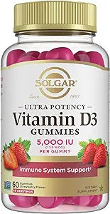 Solgar Vitamin D3 5000Iu Gummies 60 ct