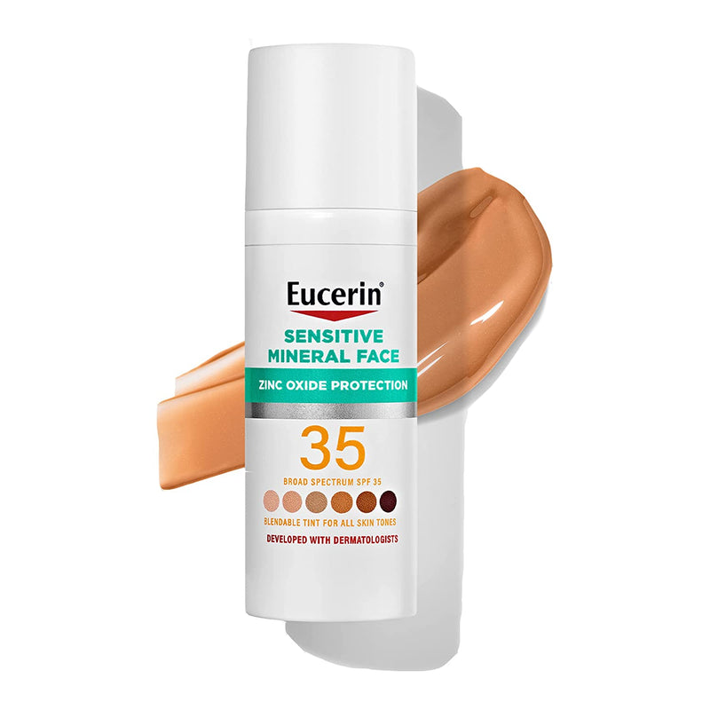 Cara mineral sensible a la eucerina Tintada SPF 35 1.7 oz