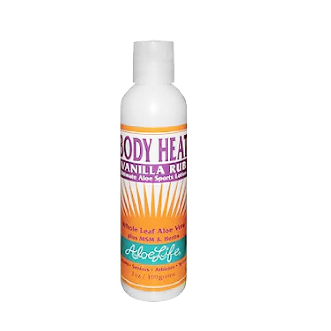 Aloelife corporal calor de vainilla roce 8oz