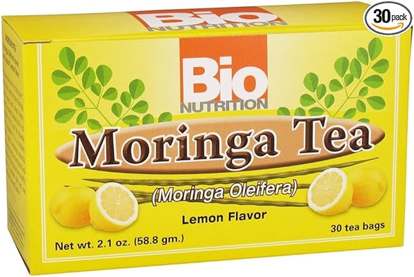 Bio Nutrition Moringa Tea With Lemon Bags 30ct