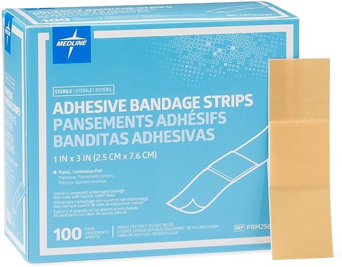 Medline Adhesive Bandage 1" x 3" Prm25600
