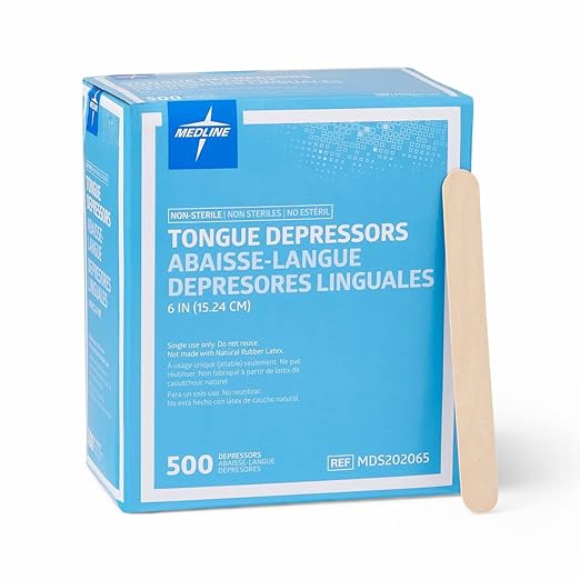 Medline Tongue Depressors 6" Non Sterile MDS202065