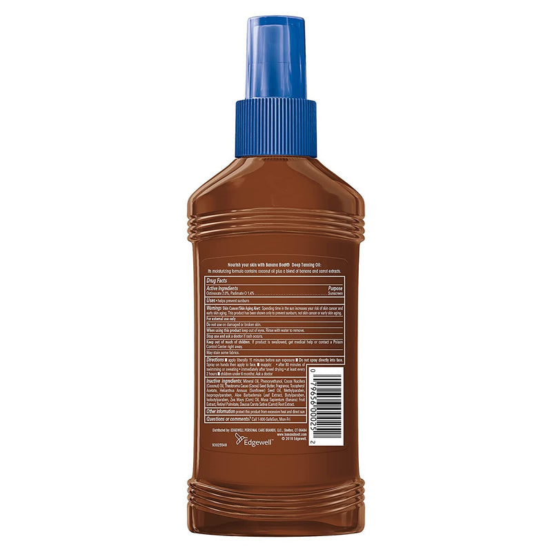 Banana Boat Banning de bronceado Spray de aceite 8 oz