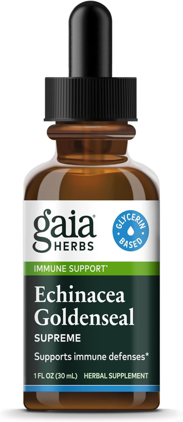 Gaia Herbs Echinacea Goldenseal Supreme 1 Fl Oz