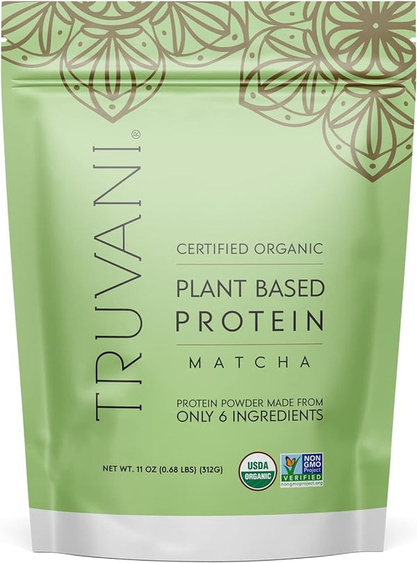 Truvani Plant Based Protein Matcha 11Oz