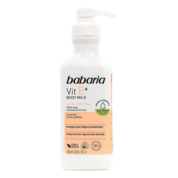 Babaria Vit E+ Body Milk 16.9oz