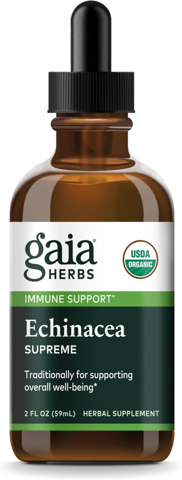 Gaia Herbs Organics Echinacea Supreme 1 Fl Oz