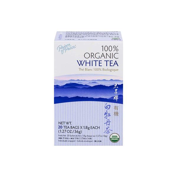 Prince of Peace Organic White Tea Bags 20ct