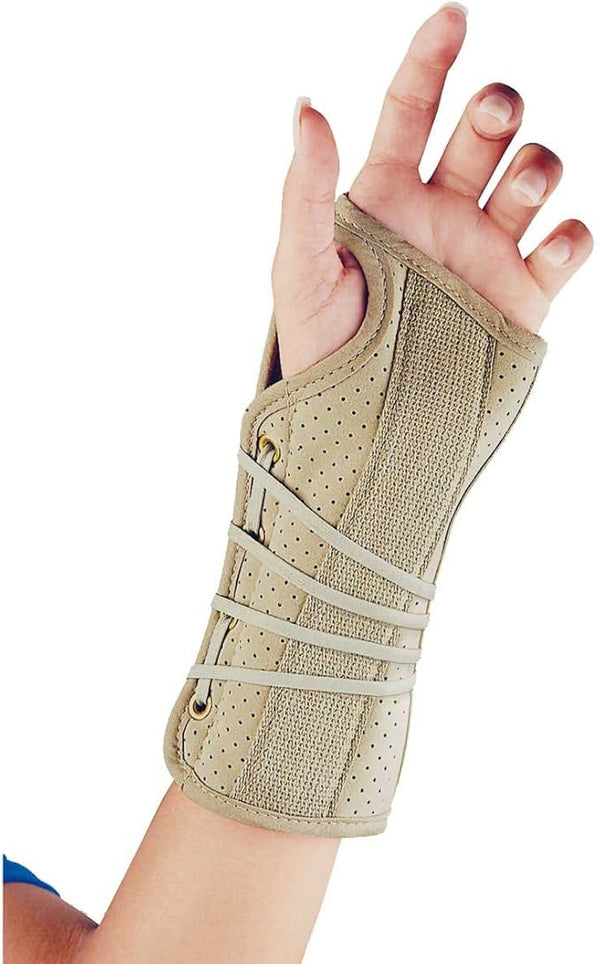 Fla Soft Fit Suede Wrist Brace Left Beige XL