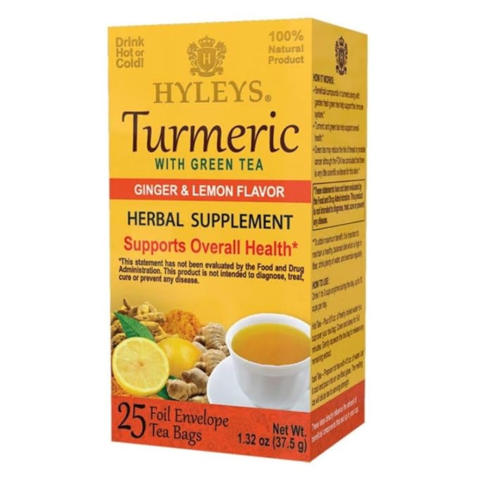 Hyleys CUERMERIC TEA VERDE Y GENER 25 bolsas de té 1.32oz