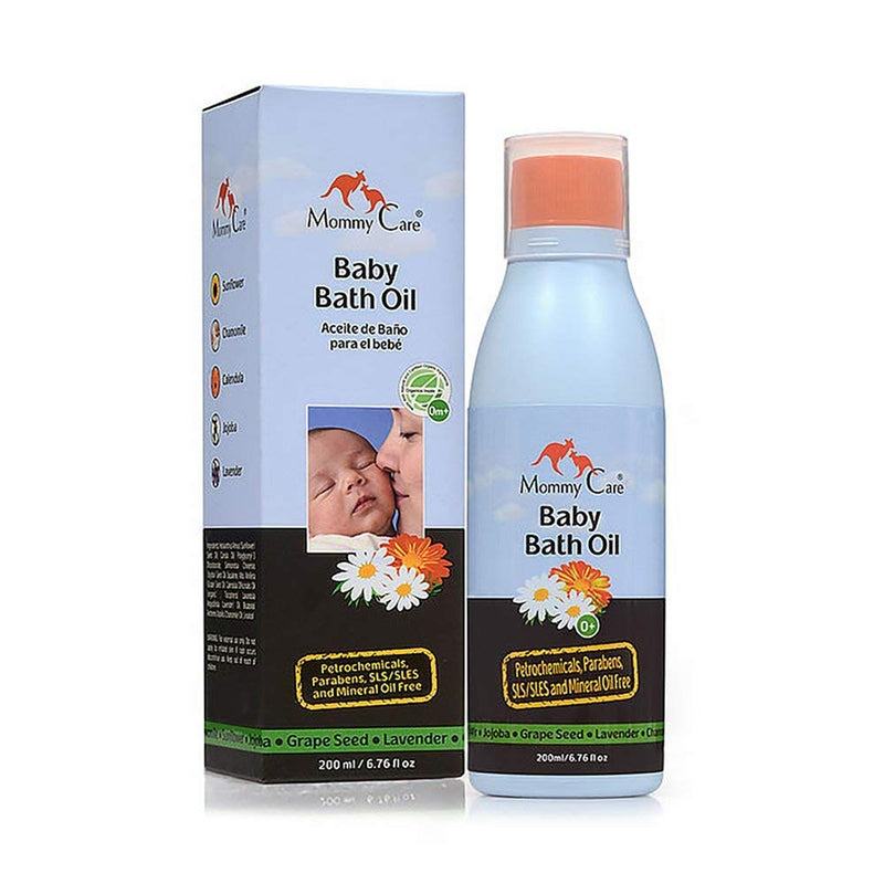 Mommy Care Jojoba Baby Bath Oil 6.76 Fl Oz