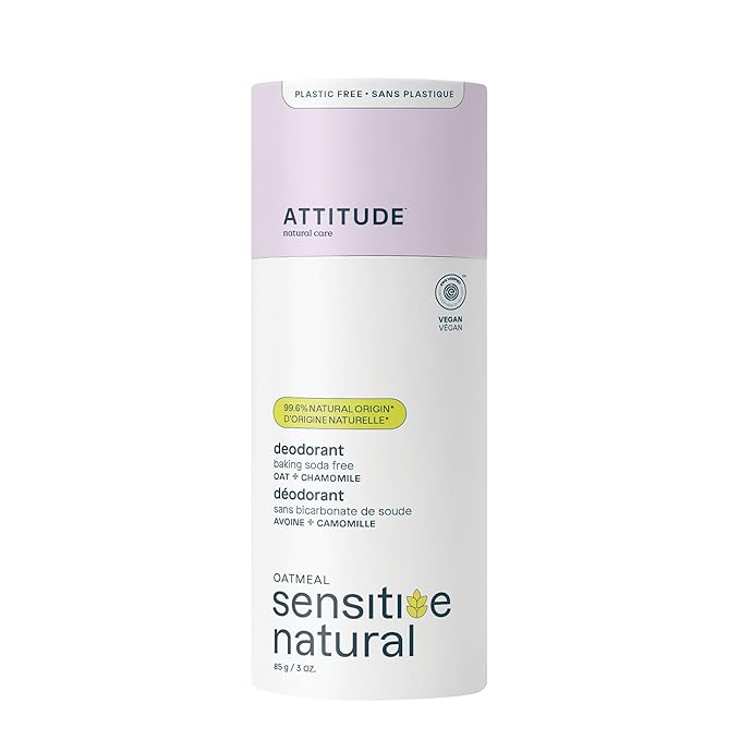 Attitud sensible a la avena natural + desodorante de manzanal 5oz