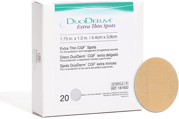Convatec Duoderm Extra Thin Spots 1.75 Inch x 1.5 Inch 187932