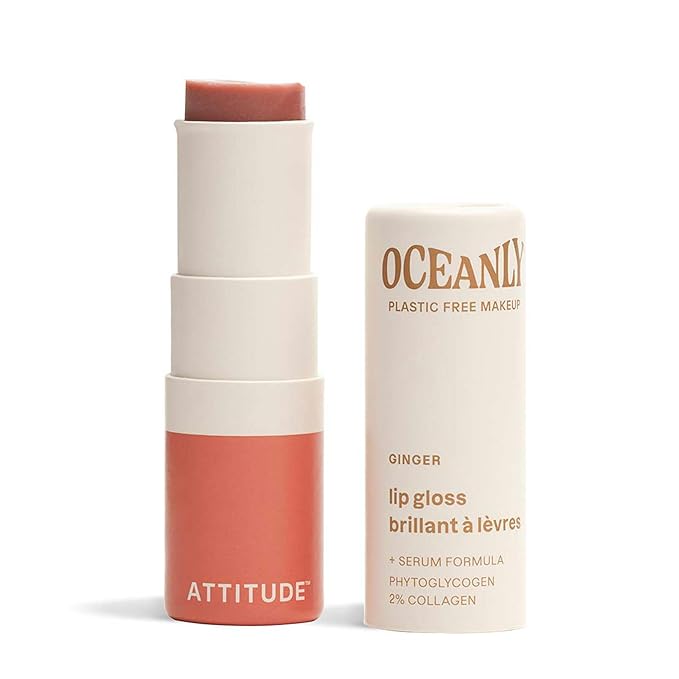 Actitud oceánica lip brillo jengibre 0.12oz