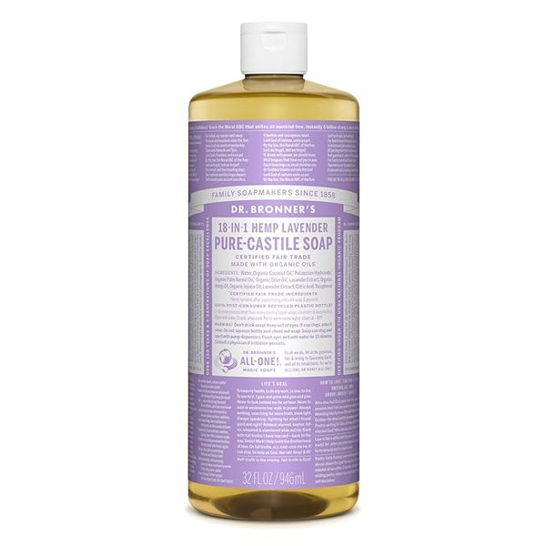 Dr.Bronners Liquid Soap Lavender orgánica 32oz