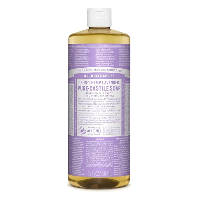 Dr.Bronners Liquid Soap Lavender orgánica 32oz