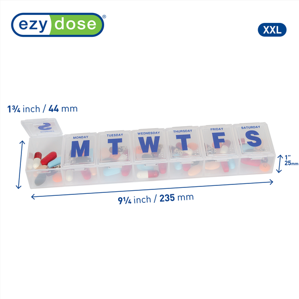 Ezy Dose Weekly 2XL Pill Planner 67198