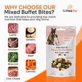 Rethink mascota buffet buffet buffet beef chiken cordero 100% natural