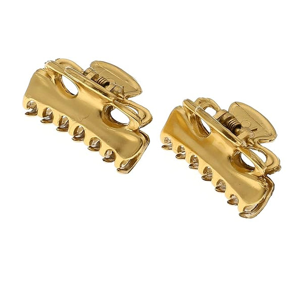 Camila Paris Hair Clip Small Gold 2 Pack Cp2921