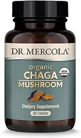 Dr. Mercola Pablas de hongos Chaga Organic Chaga 30ct