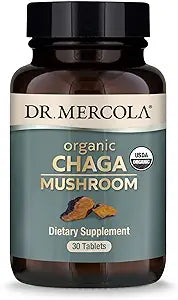 Dr. Mercola Organic Chaga Mushroom Tablets 30ct
