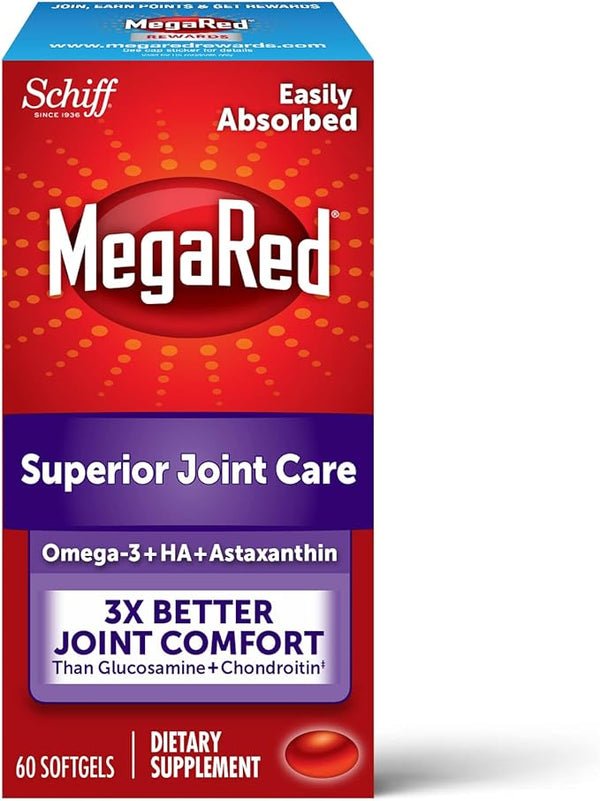 Schiff Mega Red Support CARE Softgels 60CT