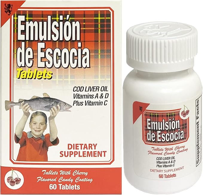 Emulsion De Escocia Cold Liv-Oil 60 Tablets