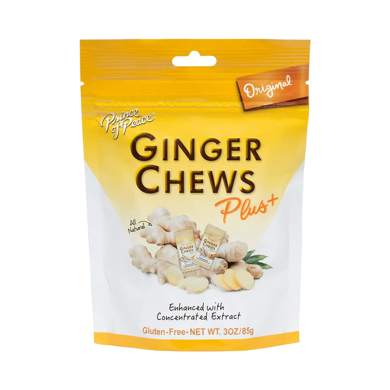 Príncipe de la paz Ginger Chew Plus+ Original 3 oz