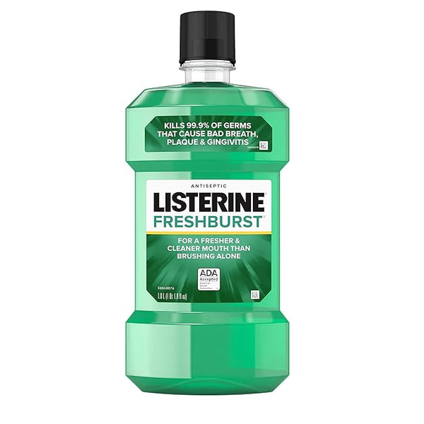 Listerine Fresh Burst Mouthwash 33.8Oz