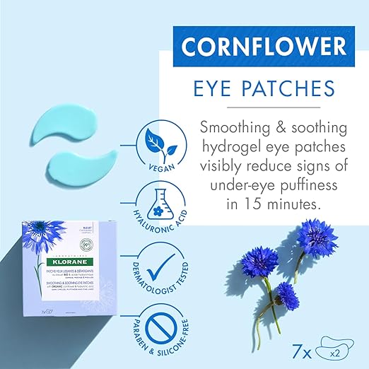 Klorane Smoothing And Relaxing Patches With Soothing Cornflower