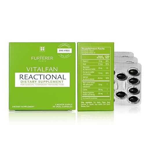 Rene Furterer Vitalfan Cápsulas reaccionales contra la pérdida de cabello 30ct