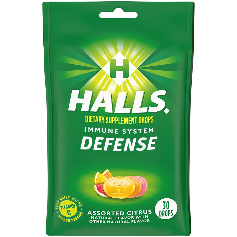 Halls Defense Vit.C gotas Citrus X30