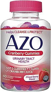 Azo Urinary Tract Cranberry Gummies 40ct