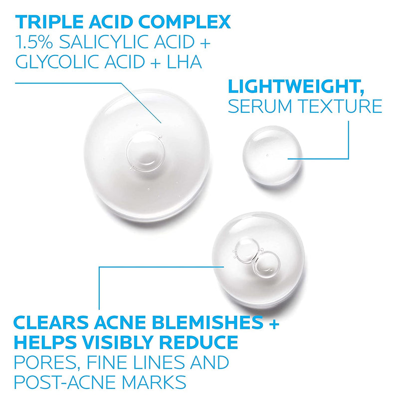 La Roche-Posay Effaclar ácido salicílico tratamiento con acné 1 oz