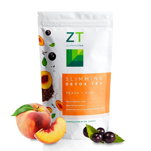 ZT Slimming Detox Tea Peach + Acai 1.98 oz by Dr Ariel Zisman