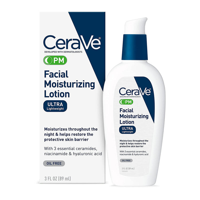 Loción hidratante facial Cerave PM 3 oz