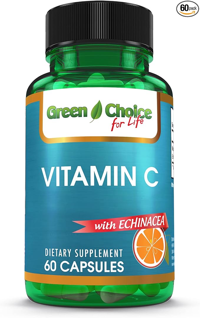 Green Choice Vitamin C With Echinacea Capsules 60ct