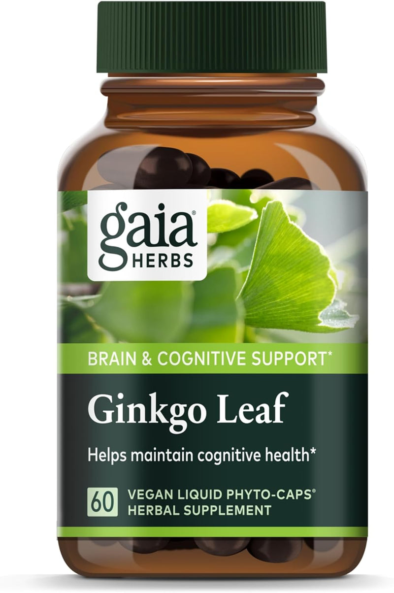 Gaia Herbs Ginkgo Leaf 60 Vegan Capsules