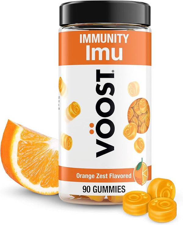 Voost Immune Vitamin C + Zinc Orange Gummies 90ct